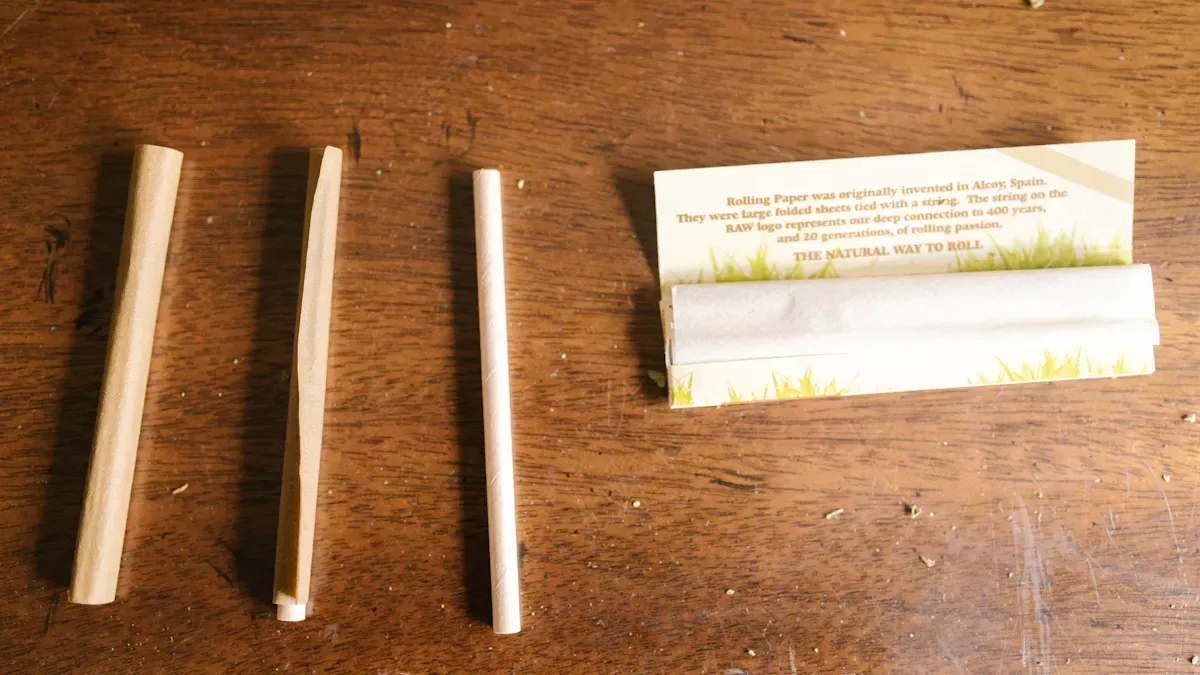 clear rolling papers vs traditional rolling papers